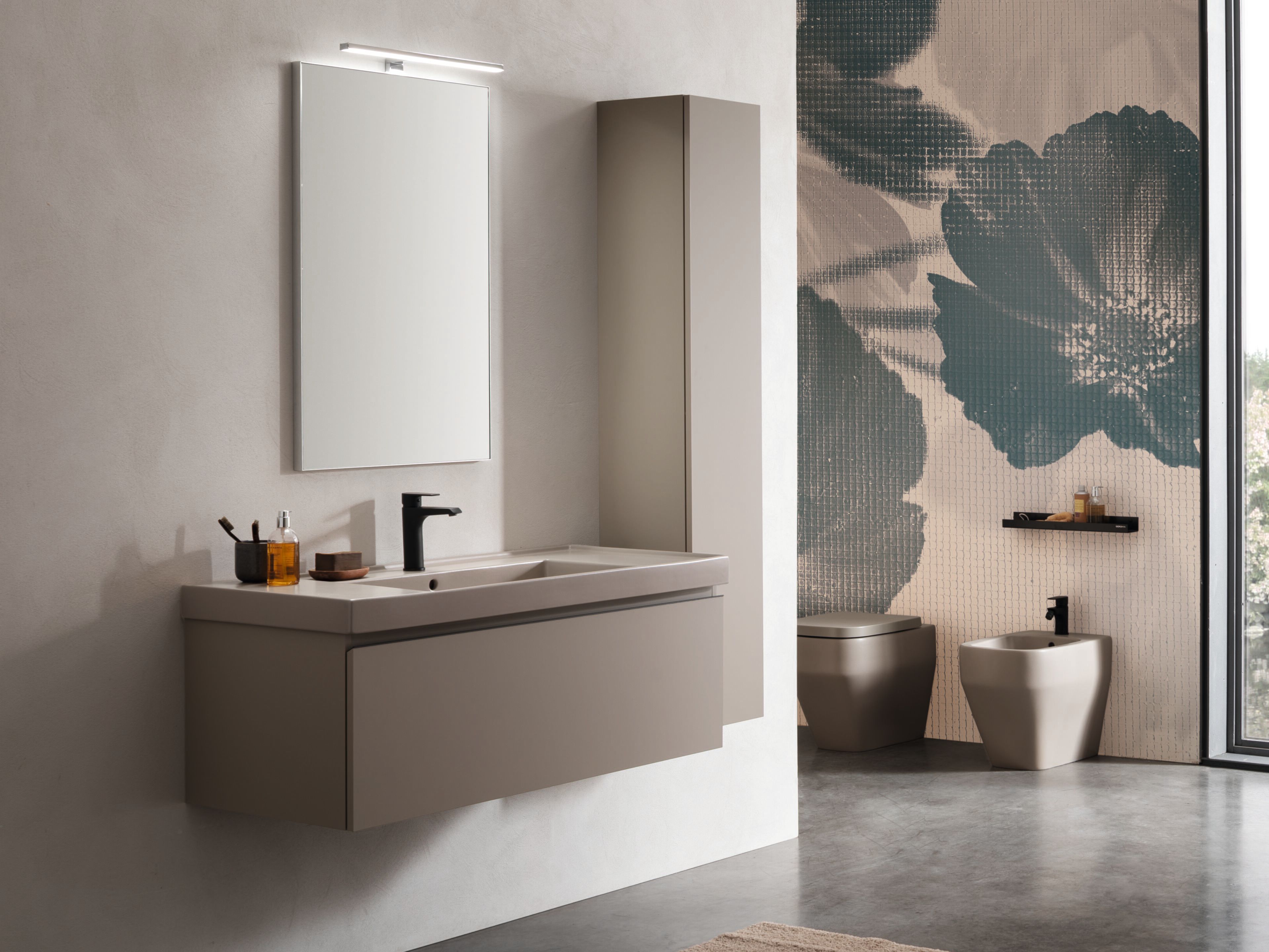 Подвесной шкаф для умывальника с настенным креплением Gruppo Geromin Vera Plus ARCH-00045743 - Вид №1