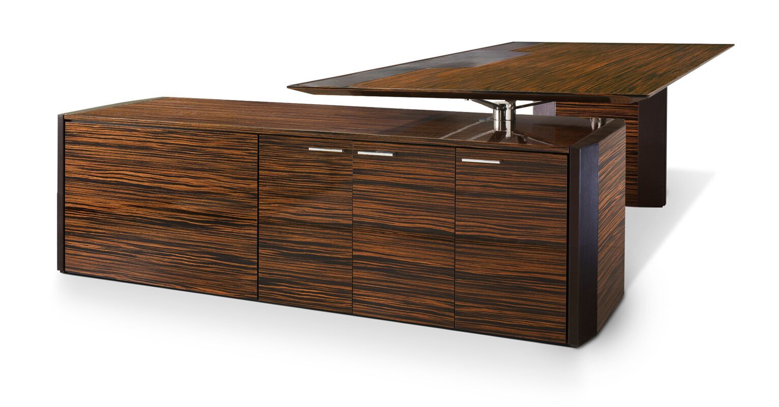 Деревянный угловой рабочий стол с ящиками i 4 Mariani De_Symetria ARCH-00044164 - Вид №2