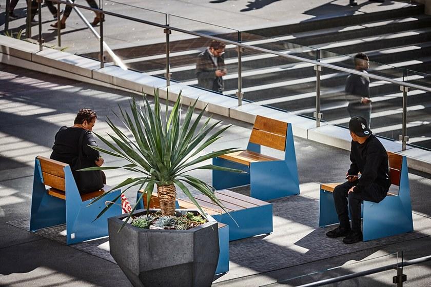 VESTRE Садовый стул из стали и дерева Bloc sun-id-1350057 - Вид №2