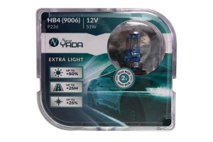 17773372 Лампа HB4 9006 12V 51W EXTRA LIGHT +50 % Plastic case - 2шт 907369 Nord-Yada