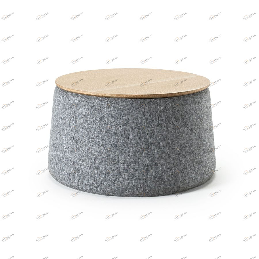 Столик для хранения со столешницей из светлого дуба, 70 см, гранит Innovation Living 957602385655