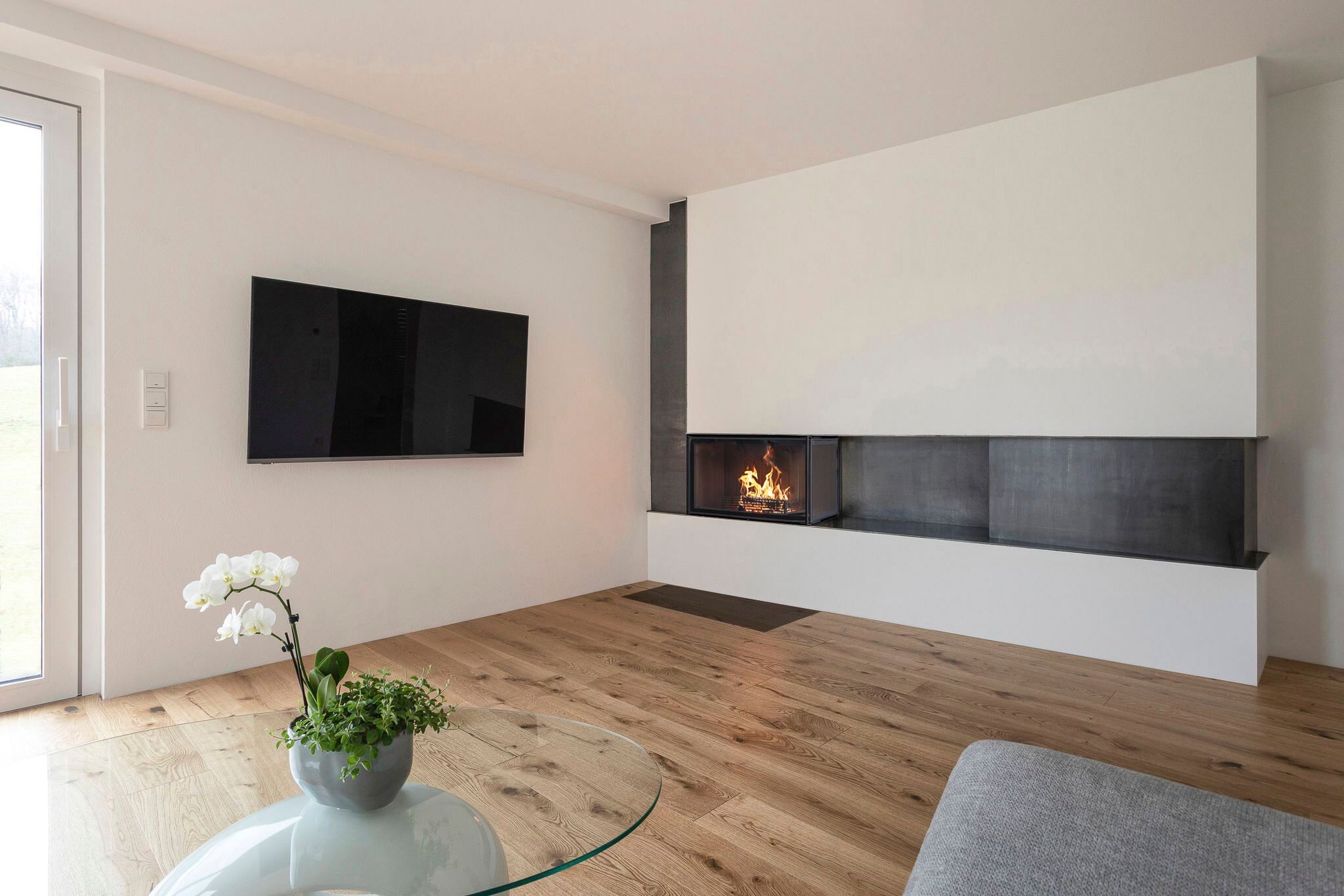 Стальной дровяной угловой камин RÜEGG K ARCH-00122365 - Вид №1