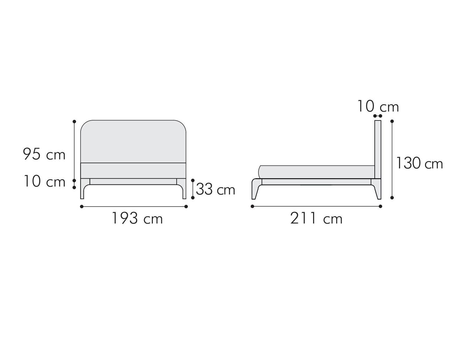 Деревянная двуспальная кровать с мягким изголовьем SCAPPINI & C MOON ARCH-00013351 - Вид №1