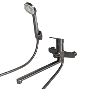 Смеситель для ванны ESKO Marburg с лейкой и шлангом, графит 89409228