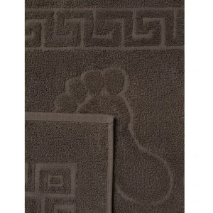 92050852 Полотенце махровое для ног ATLASPLUS 50x70 см коврик для ванной плотность 720 г/м2 темно-коричневый STLM-1542171