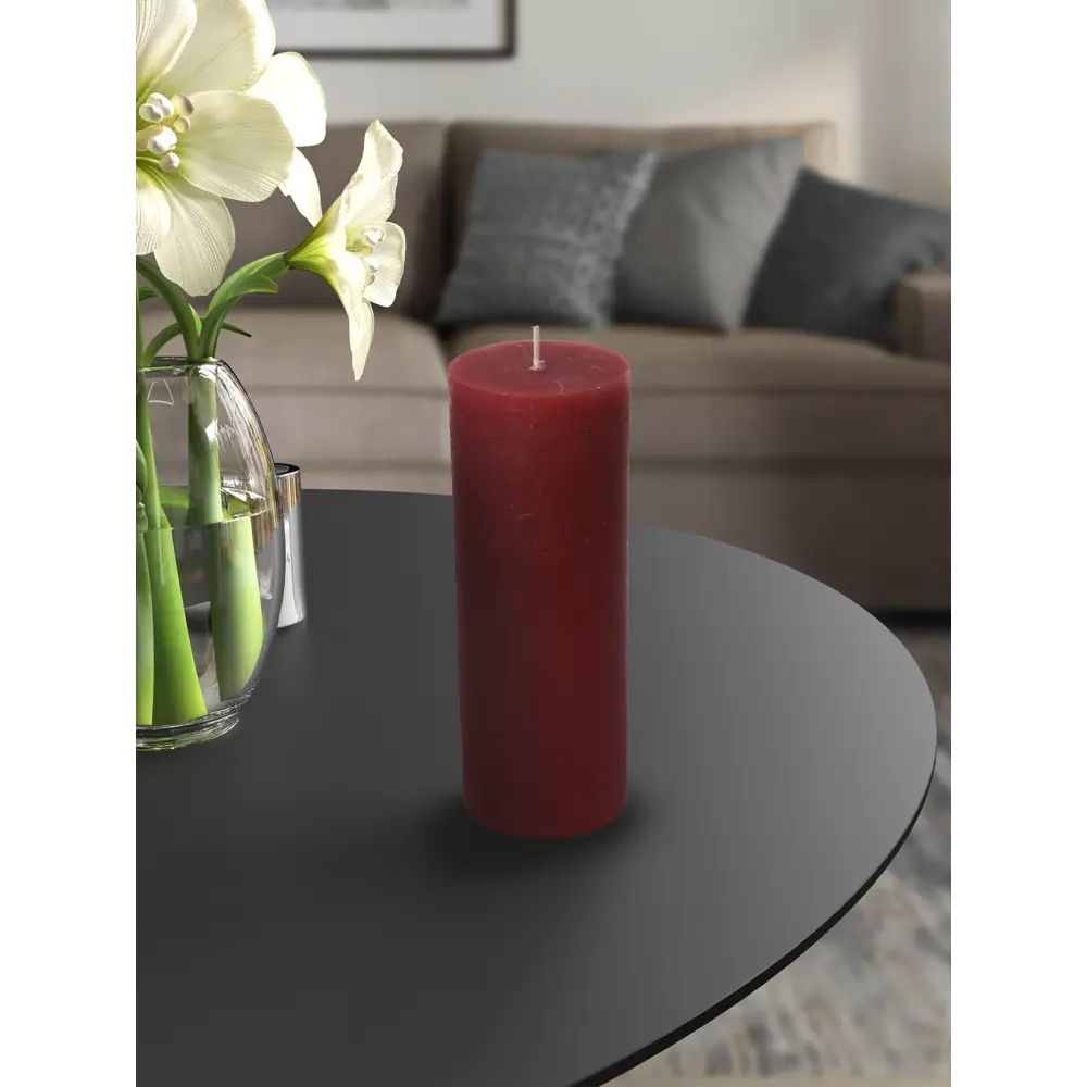 Santreyd Свеча-столбик «Рустик» — атмосферный декор для уютного интерьера 82927612 STLM-0038006 - Вид №3