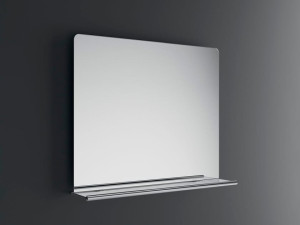 Зеркало с полкой для ванной комнаты