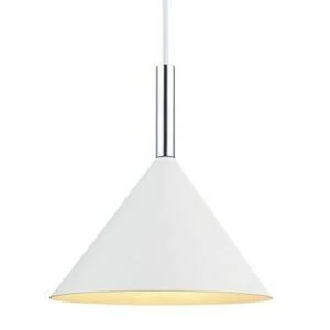 Светильник подвесной Nyso, Ø21, белый/хром