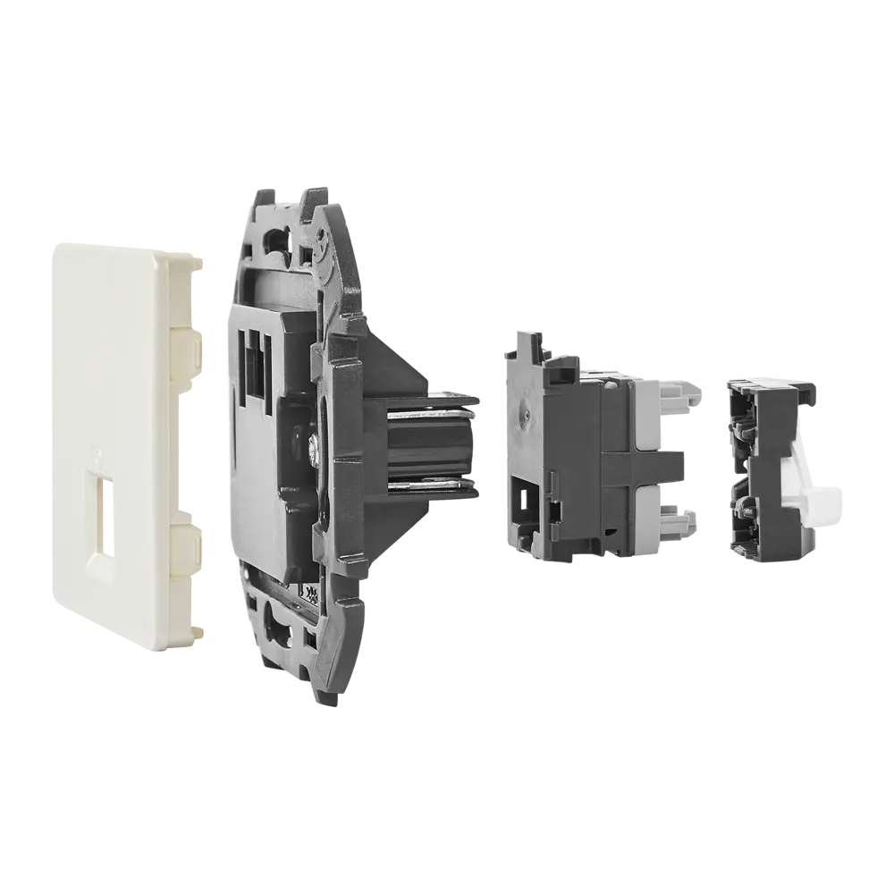 LEXMAN Lilian - Розетка компьютерная RJ45 категории 5e для скрытого монтажа 86761316 STLM-1115729 - Вид №4