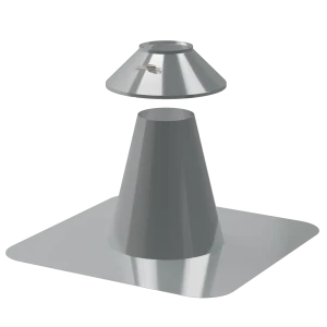 Крышная разделка прямая Corax 0-10° D200