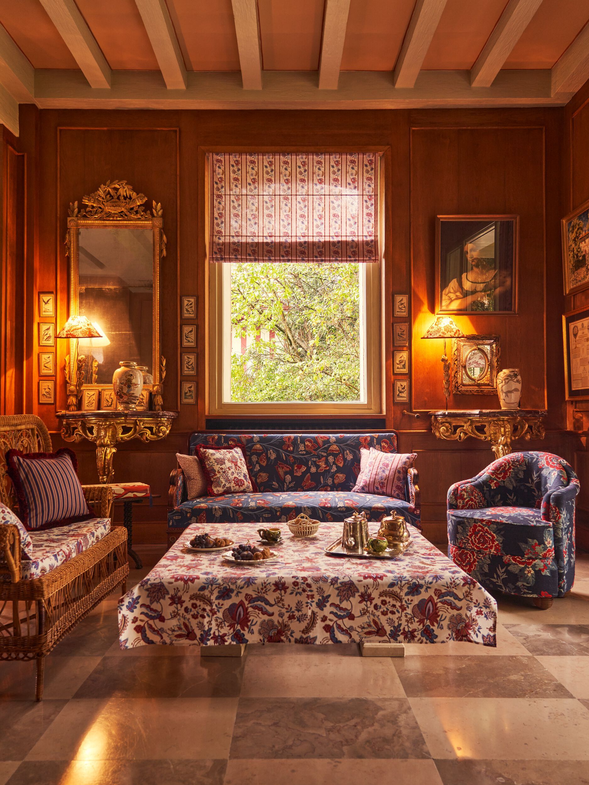 Хлопчатобумажная обивочная ткань LELIEVRE Quenin-Belle Époque ARCH-00093410 - Вид №14