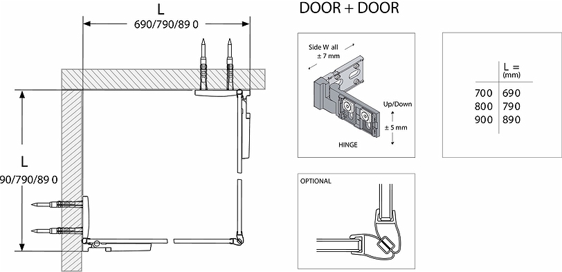 685181 Душевая дверь IFO Stella, дверь IFO Stella 700 левая - Вид №6
