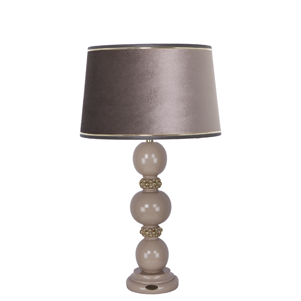 32127+34057 Настольная лампа Даймонд Виспер Пинк Тюссо Кофе BOGACHO 