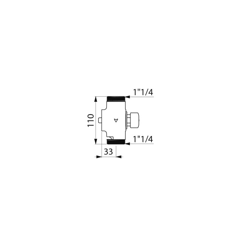 760000 Комплект для прямого слива TEMPOCHASSE DELABIE  - Вид №1