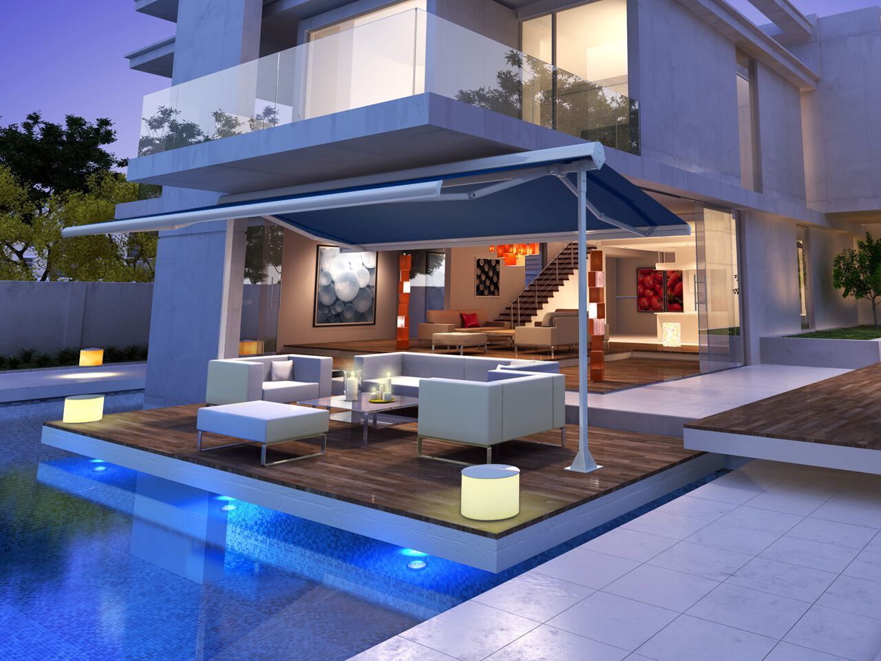 Беседка с наклонной крышей Gaviota GEMINI ARCH-00096753 - Вид №1