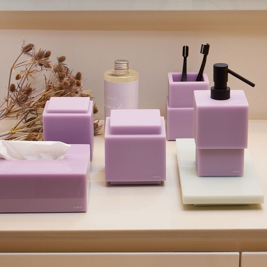 Держатель для хлопка из смолы с крышкой Vallvé METRO ARCH-00036795 - Вид №7