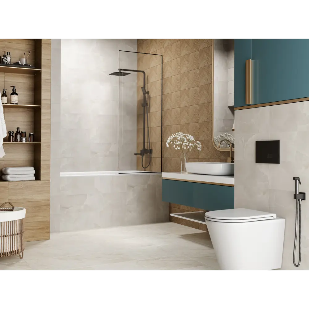 Плитка настенная Mersey Wood A0554D14101 20x40 см 1.6 м² матовая цвет бежевый 89352907 STLM-2055225 Santreyd - Вид №8
