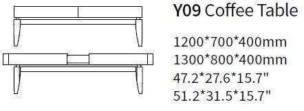 HC28 Cosmo Журнальный столик с вещевым ящиком  Y09  - Вид №2