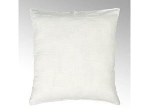 Льняная квадратная однотонная наволочка