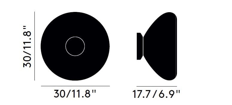 Стальной настенный светильник / потолочный светильник Tom Dixon Void ARCH-00054731 - Вид №15