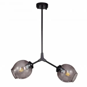 Люстра дизайнерская Applause дымчатая 1742-2P SUPERNW BOLOS BLACK 057071 Серый