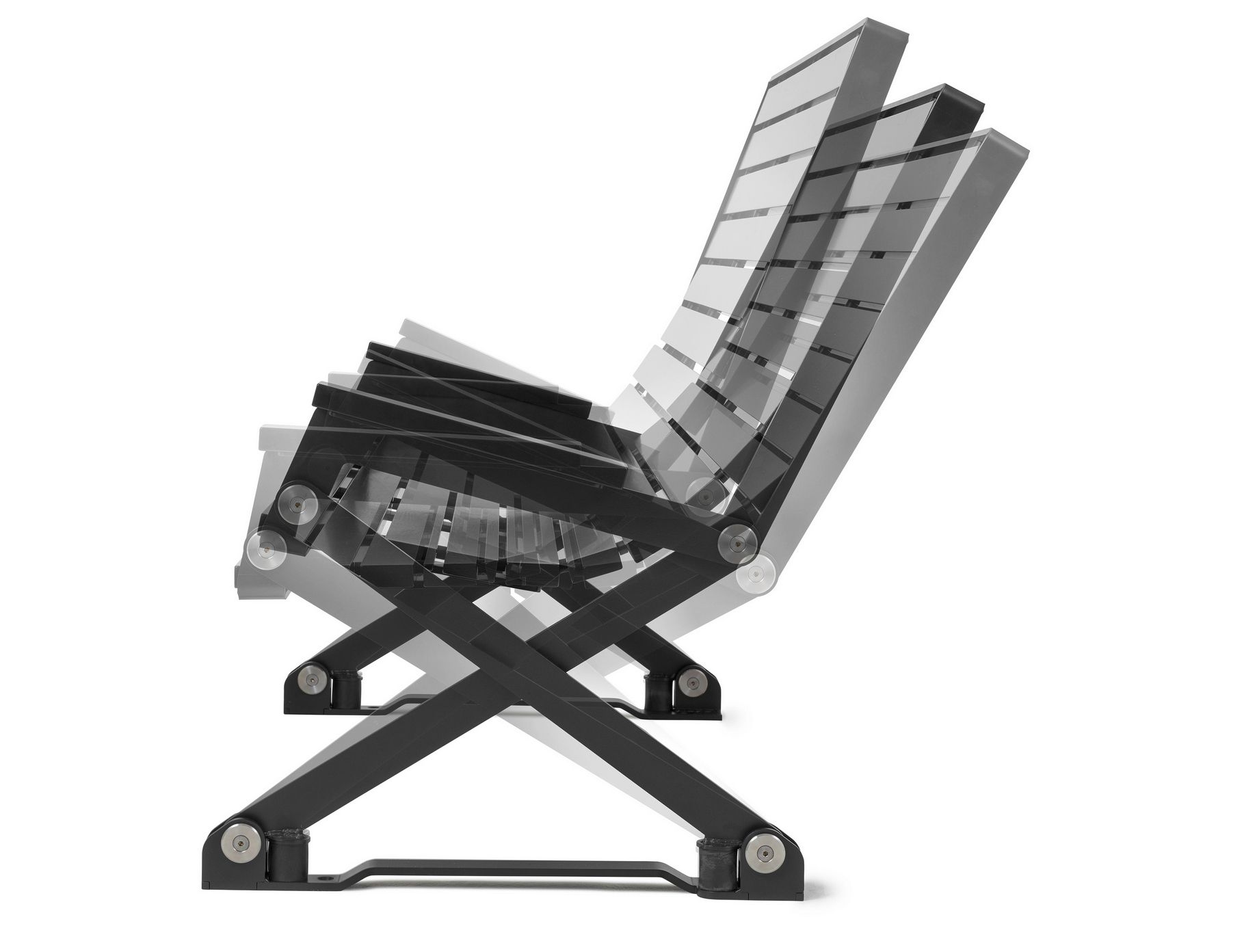 Деревянная скамейка с откидной спинкой Nola Industrier Kajen ARCH-00029419 - Вид №1