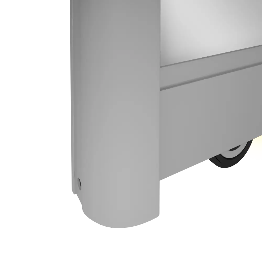 Дверь-купе KONSENSA 255.5x90.4 см с зеркалом профиль матовое серебро STLM-2185799 - Вид №3