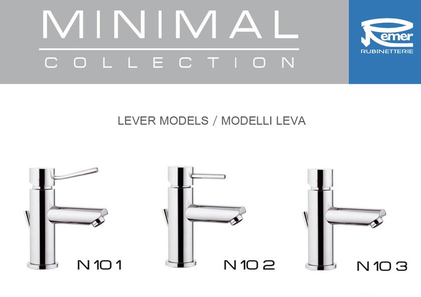 Remer Rubinetterie Смеситель для раковины на столешницу, одно отверстие Minimal N 10 lxl - Вид №1