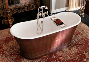 Gentry Home Новая Канада Cast iron bathtub Темное золото GH101848  - Вид №1