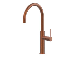 Однорычажный смеситель для кухни из нержавеющей стали