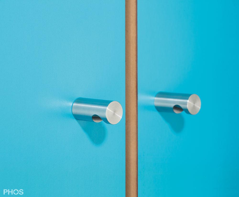 MG14-30 Мебельная ручка с вогнутой фрезеровкой, ø14 мм PHOS  - Вид №1