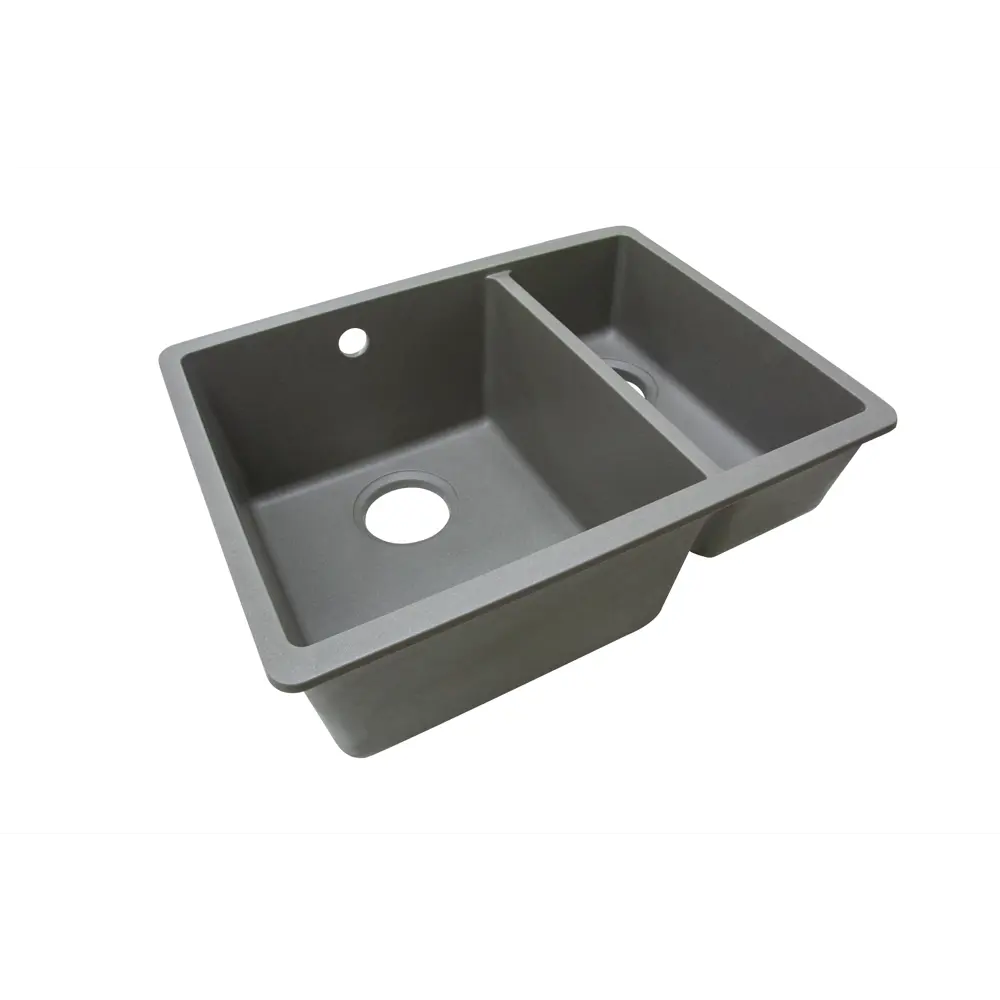 Кухонная мойка DELINIA кварцевая 55×42 см с двумя чашами 87796843 STLM-0075737 - Вид №2