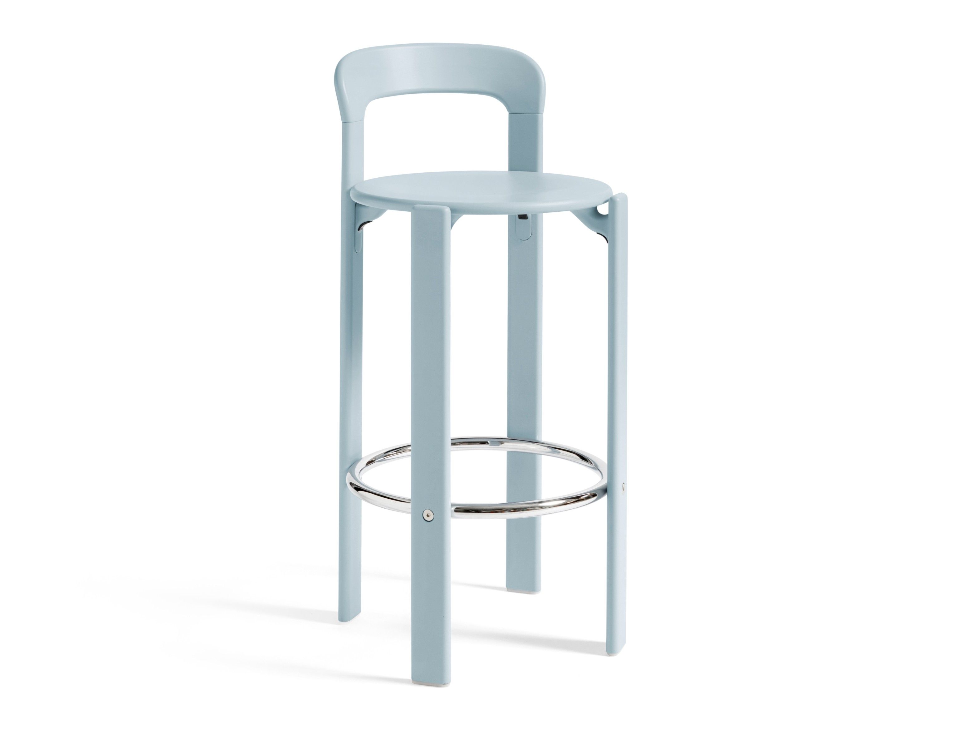 Высокий стул из бука с подставкой для ног Hay Rey ARCH-00016738