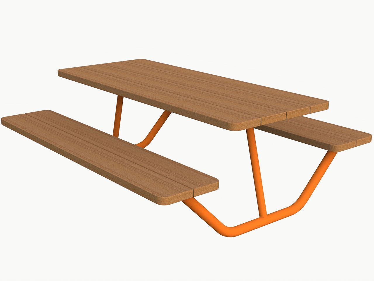 Стол для пикника со встроенными скамейками Lazzari ALICANTE ARCH-00073423