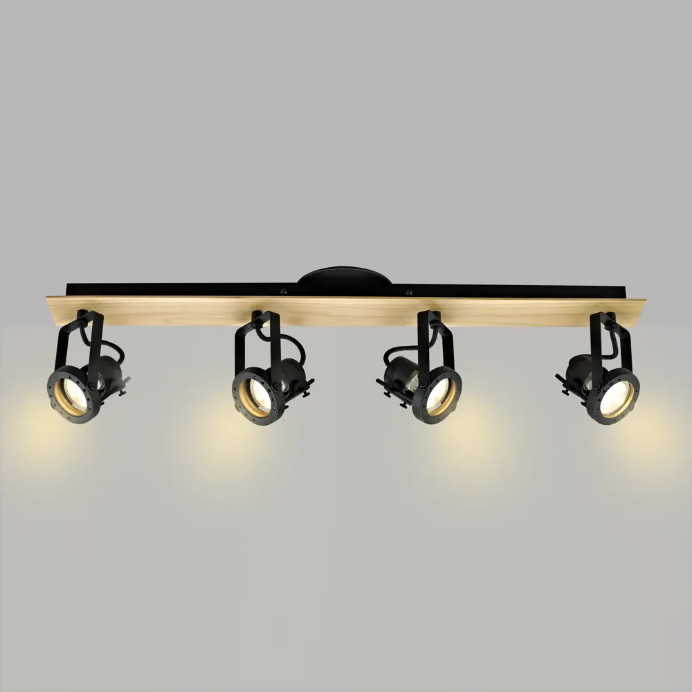 INSPIRE Technic - регулируемый потолочный спот на 4 лампы GU10 в стиле лофт 83618152 STLM-1431585 - Вид №4