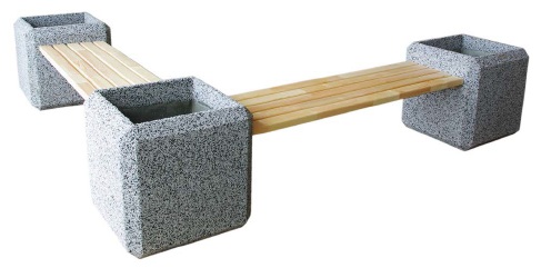 11523 БАРБАРА ДАБЛ, скамья из бетона LAB.Space  - Вид №2