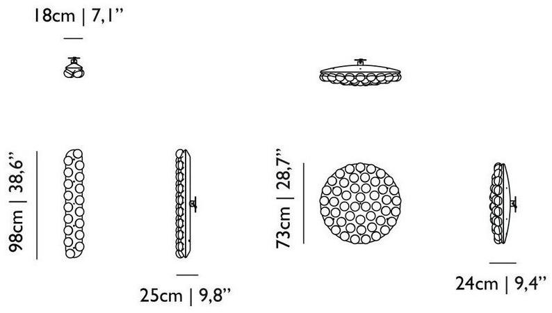 moooi Светодиодный настенный светильник прямого света Prop light sun-id-1450068 - Вид №5