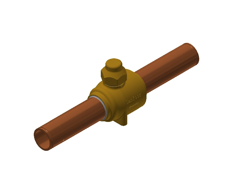 Danfoss GBCH — Запорные шаровые краны для CO2 90 бар GBC 10s H Кран запорный шаровой 009L7583  - Вид №10