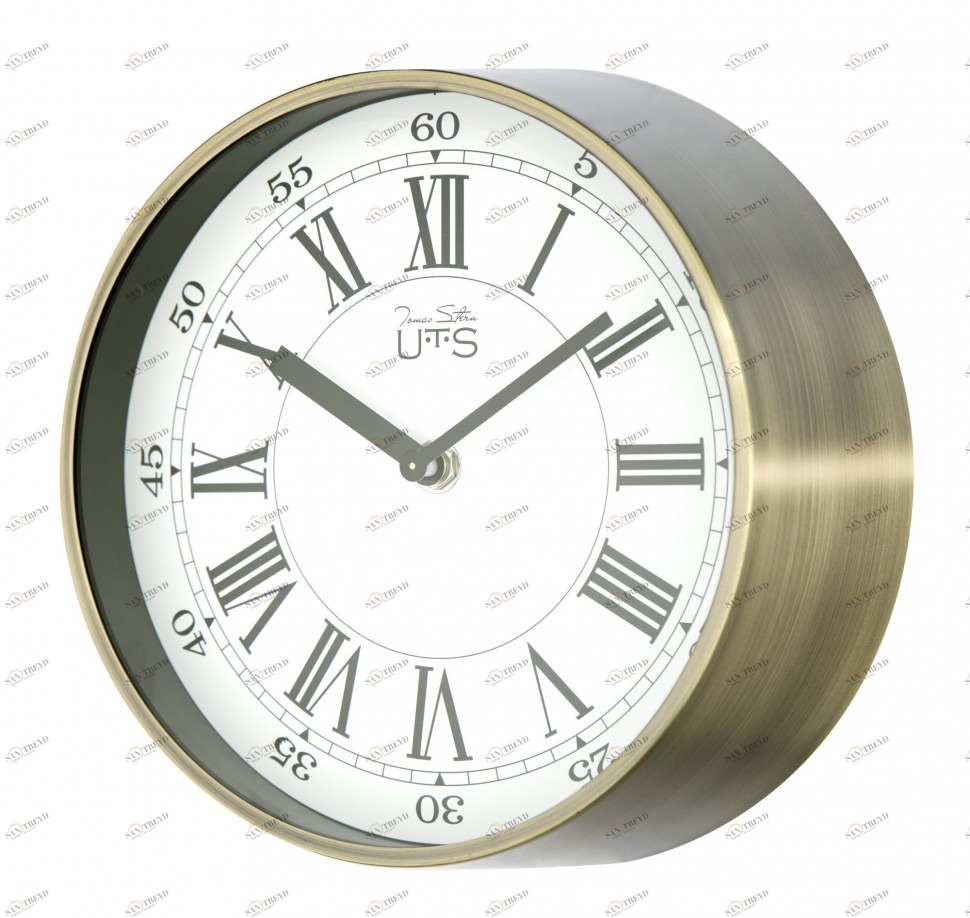 Часы настенные золотые Tomas Stern 4015AG TOMAS STERN  00-3872686 Золото 