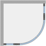 Душевое ограждение Ambassador Nord 13011101 (900x900x2000), 1 место - Вид №8