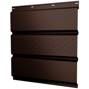 Софит металлический с перфорацией 3 м 0.45 мм RAL 8017 83842916 STLM-2137396