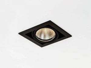 HER Встраиваемый квадратный светильник из алюминия с порошковым покрытием  Em261, em054, em264