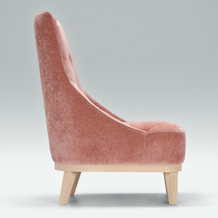 Кресло Donna, розовое Sits S1749 - Вид №1