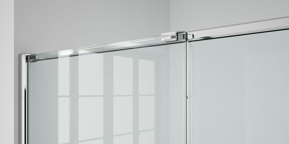 Дверь душевая для установки с боковой панелью AR8SL150SP Merlyn Arysto Хромированный  - Вид №1