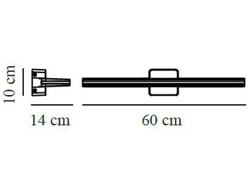 Пластиковый и металлический светодиодный настенный светильник Nordlux TINIA 60 ARCH-00093597 - Вид №5
