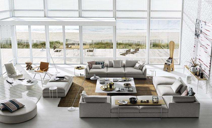 B&B Italia Модульный угловой диван из ткани Richard sun-id-1472345 - Вид №5