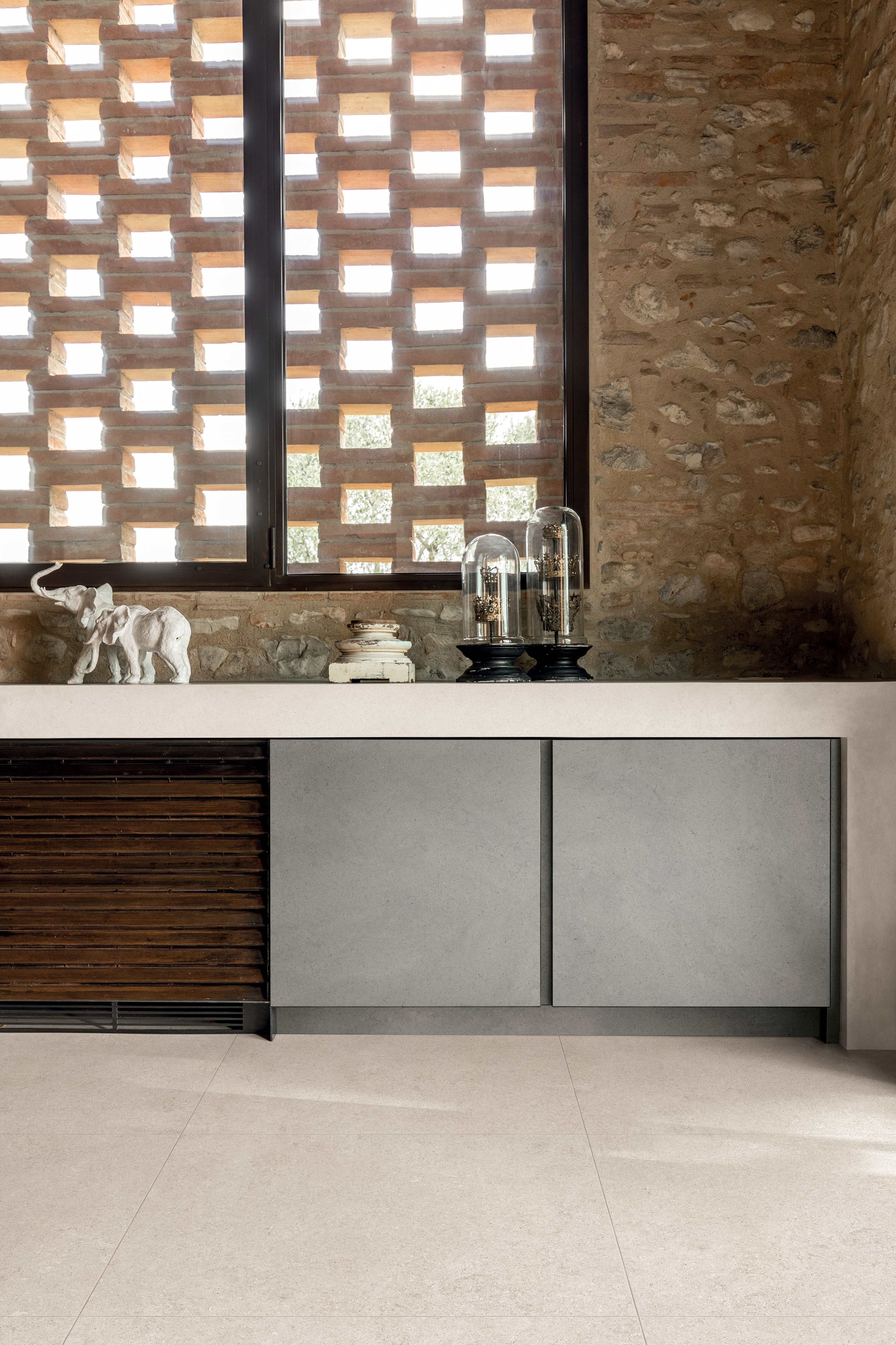 Пол / облицовка керамогранита для внутреннего и наружного применения с эффектом цемента Florim Ceramiche SENSI ARCH-00151192 - Вид №41