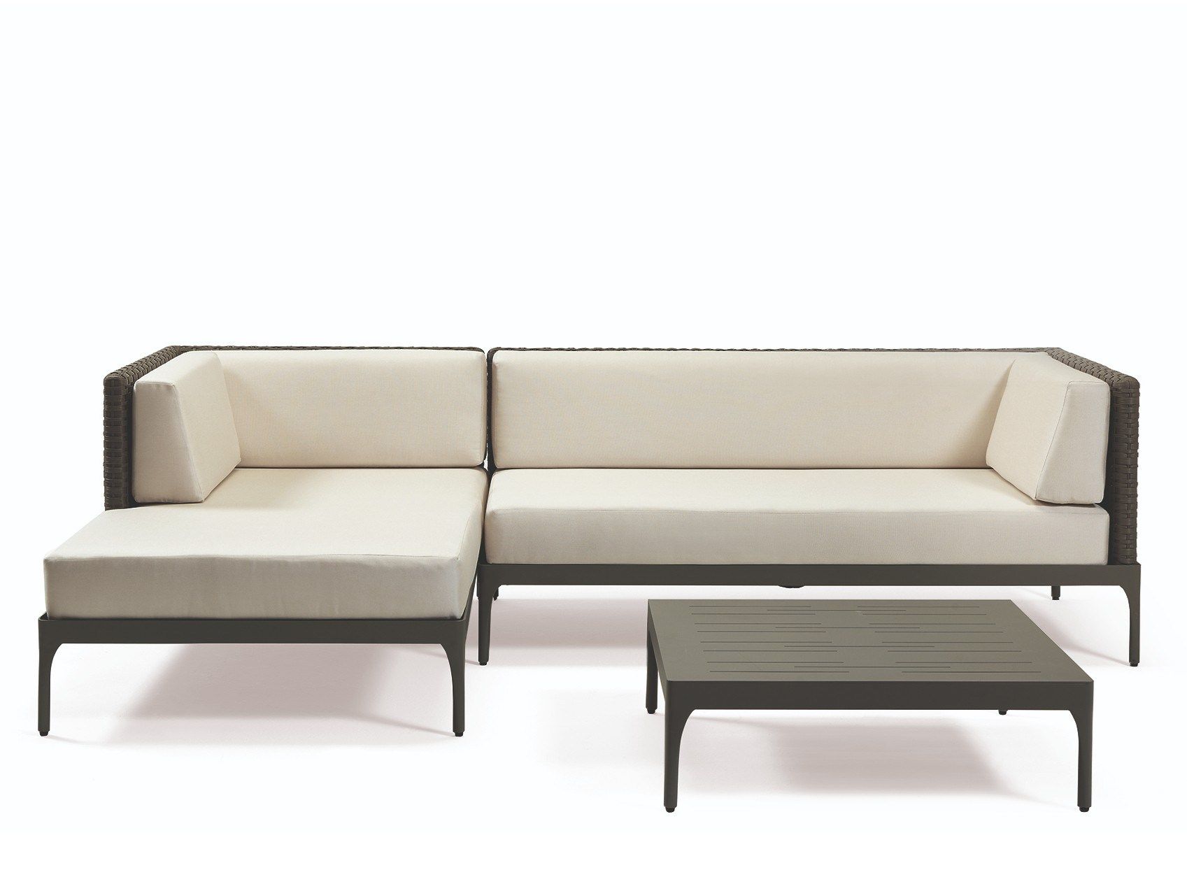 Алюминиевый квадратный садовый стол Ethimo ARCH-00124444 - Вид №3