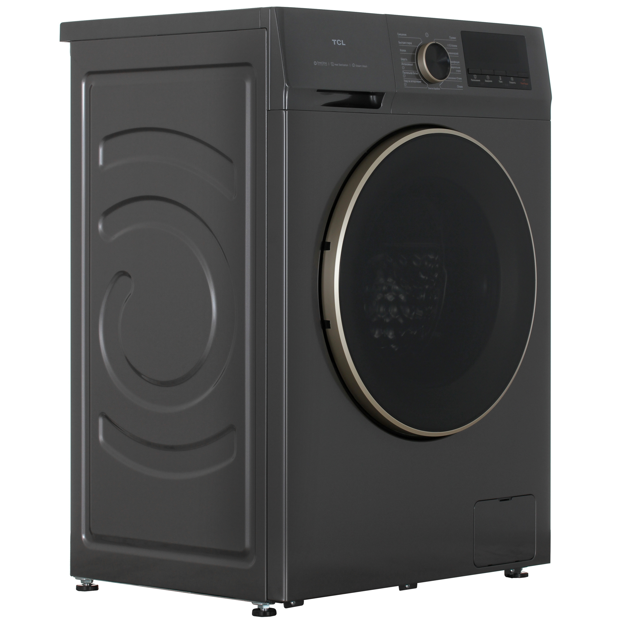 9292496 Стиральная машина TCL TWRP-1108W12G2 серый STDN-0090639 - Вид №1