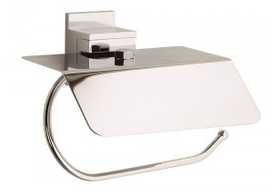 H2021/06CR Sanibano Cosmo, бумагодержатель с крышкой, цвет хром